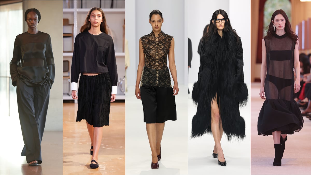 Photo : Avec l’aimable autorisation de la Fashion Week australienne. De gauche à droite : Bear Park, Lee Matthews, Esse, Courtney Jen, Aje.